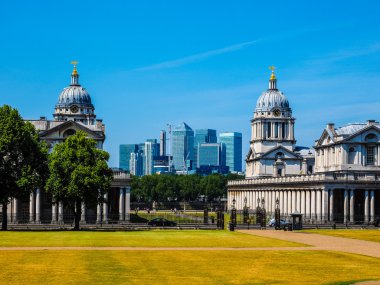 Canary Wharf Londra HDR
