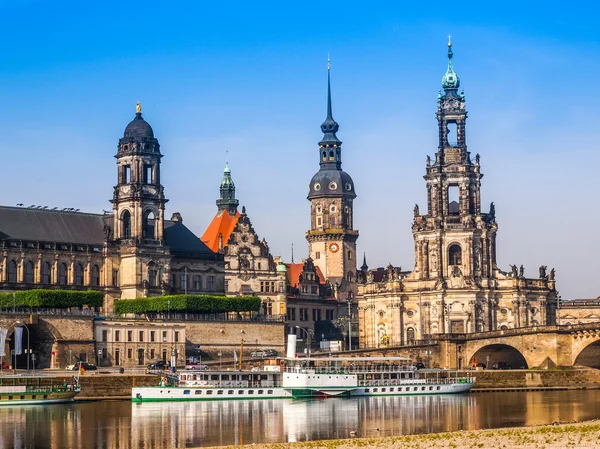Dresden Hofkirche HDR — Stockfoto