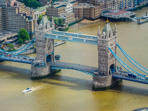 Londoni légi felvétel HDR — Stock Fotó