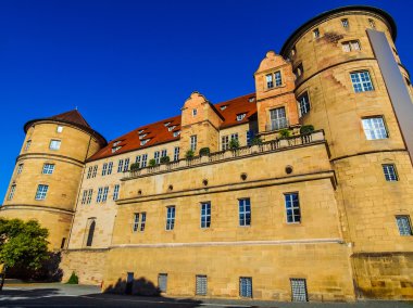 Altes Schloss (eski kale) Stuttgart Hdr