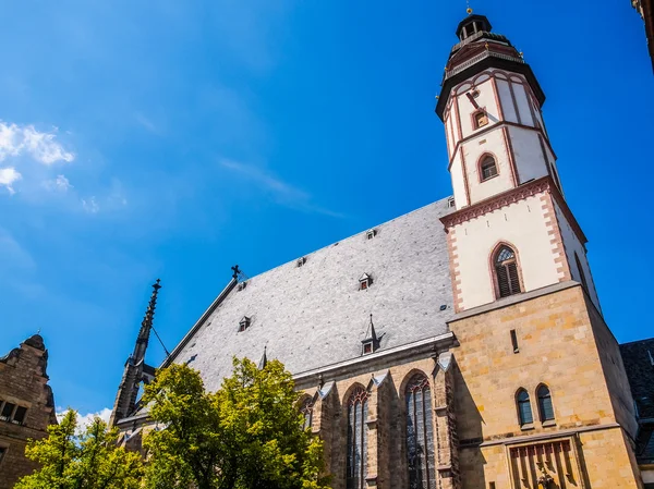 Thomaskirche 莱比锡 Hdr — 图库照片