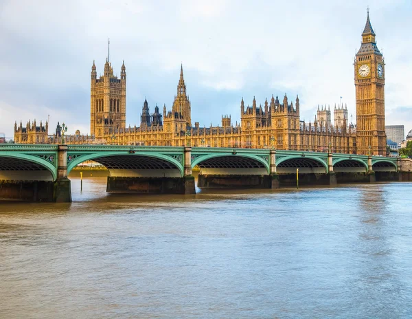 Camere del Parlamento Londra HDR — Foto Stock