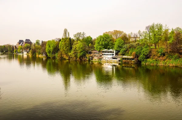 Turin HDR nehir Po — Stok fotoğraf