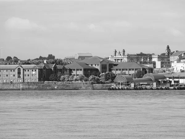 Utsikt över Birkenhead i Liverpool — Stockfoto