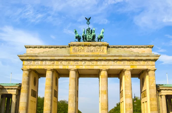 Brandenburger Tor，柏林人类发展报告处 — 图库照片