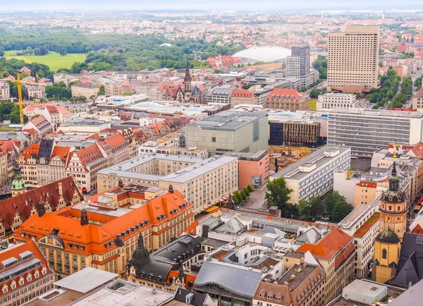 Leipzig vue aérienne HDR — Photo