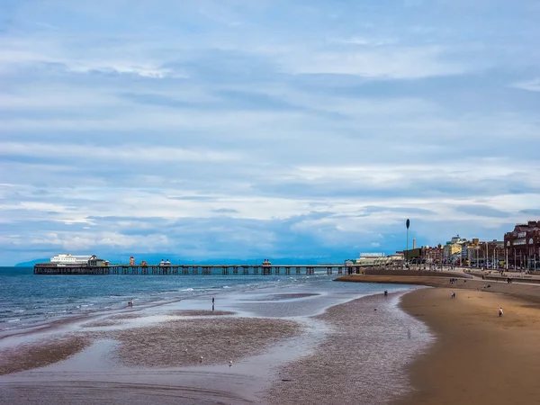 Prazer Praia em Blackpool hdr — Fotografia de Stock