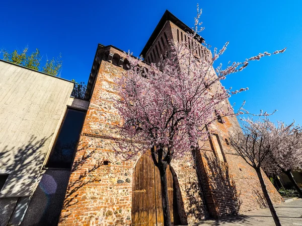 Tornet av Settimo i Settimo Torinese Hdr — Stockfoto