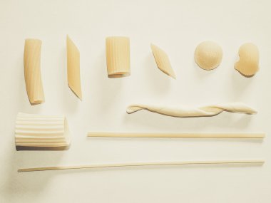 İtalyan makarna vintage desaturated