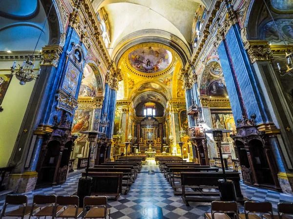 Kyrkan Santa Teresa i Turin (Hdr) — Stockfoto