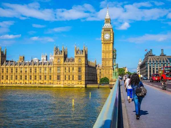 Здания парламента Лондона (HDR) ) — стоковое фото