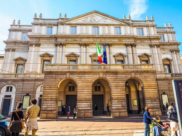 Teatro alla Scala Milan (HDR) — Stock Photo, Image