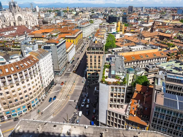 Aerial view of Milan, Italy (HDR) — Stock Photo, Image