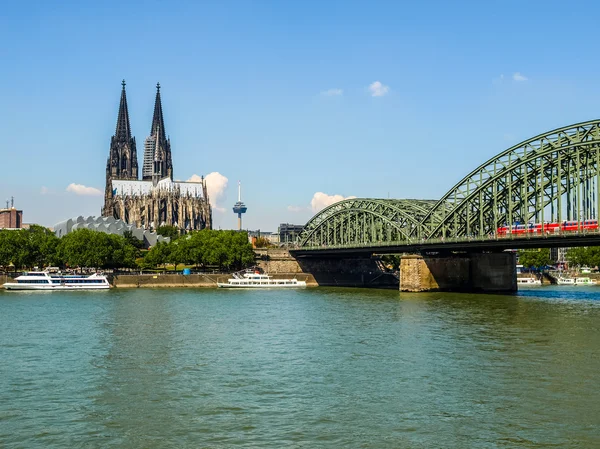 Köln Panorama Hdr — Stockfoto