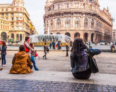 Piazza de Ferrari Cenova (Hdr)