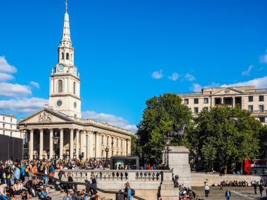 Trafalgar Square Londra (Hdr)