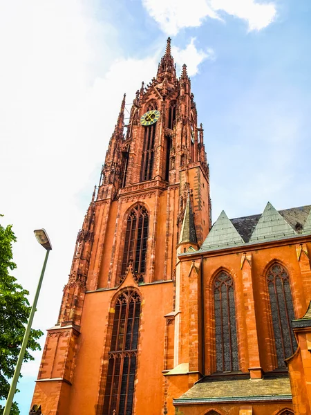 Frankfurt Cathedral HDR — Stock Photo, Image