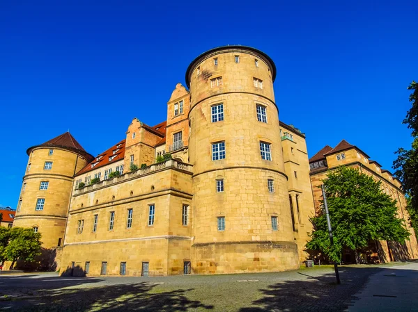 Altes Schloss (Castillo Viejo) Stuttgart HDR — Foto de Stock