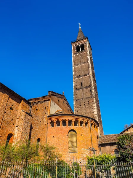 Kościół Sant Eustorgio Mediolan Hdr — Zdjęcie stockowe