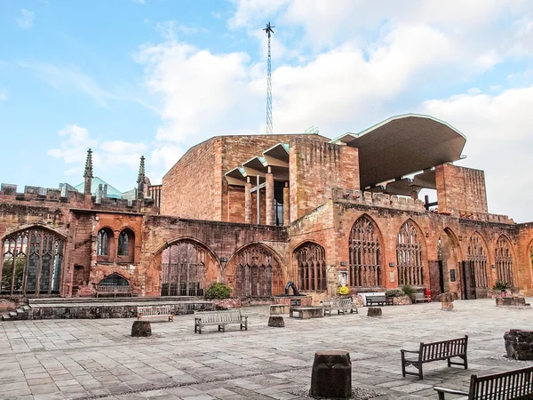 Coventry Cathedral ruins HDR — Stock Photo, Image