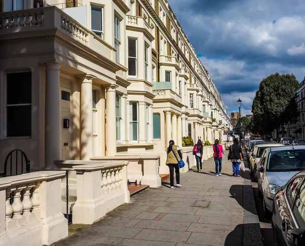 Casas em Terraço em Londres (HDR ) — Fotografia de Stock