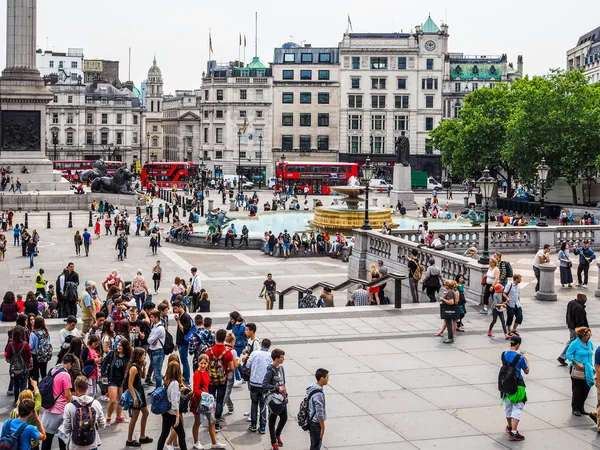 Trafalgar Square en Londres (HDR ) — Foto de Stock