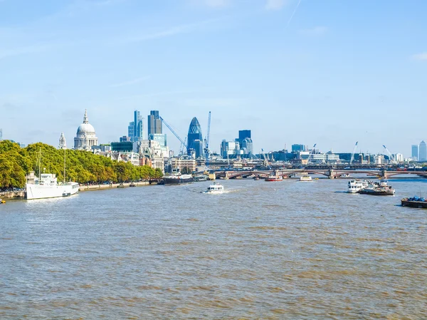런던의 템스강 HDR — 스톡 사진