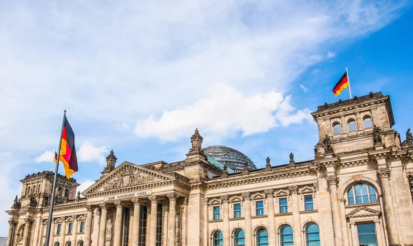 Reichstag em Berlim HDR — Fotografia de Stock