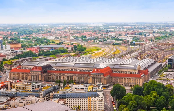 Leipzig vue aérienne HDR — Photo