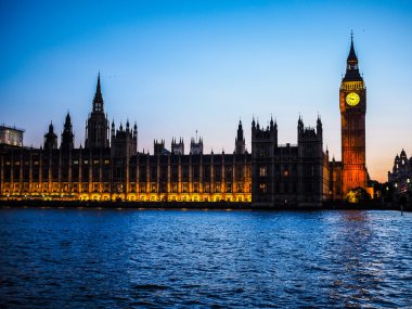 Londra 'daki Parlamento Binaları HDR