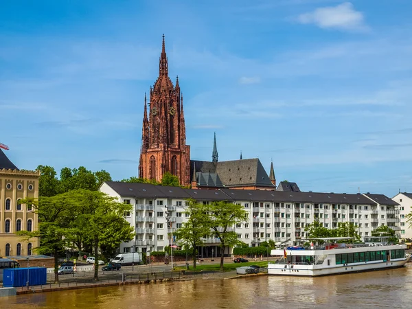 Frankfurt katedrála Hdr — Stock fotografie