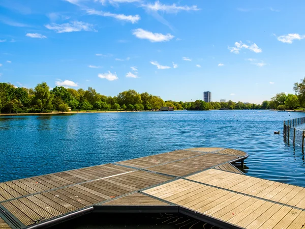 Serpentine Lake, Londen HDR — Stockfoto