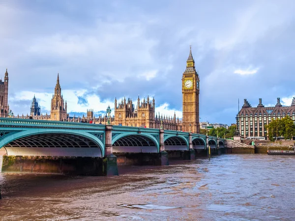 Westminster Bridge HDR — Fotografie, imagine de stoc