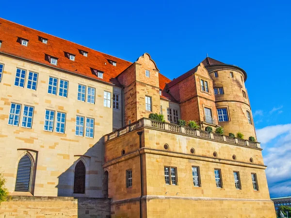 Altes Schloss (Castillo Viejo), Stuttgart HDR — Foto de Stock