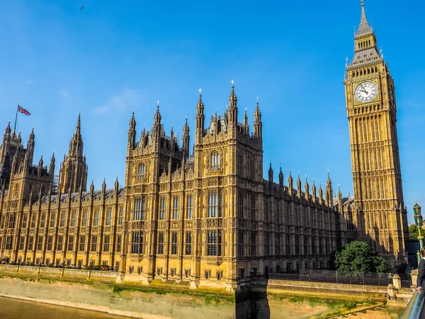 Casas do Parlamento em Londres HDR — Fotografia de Stock