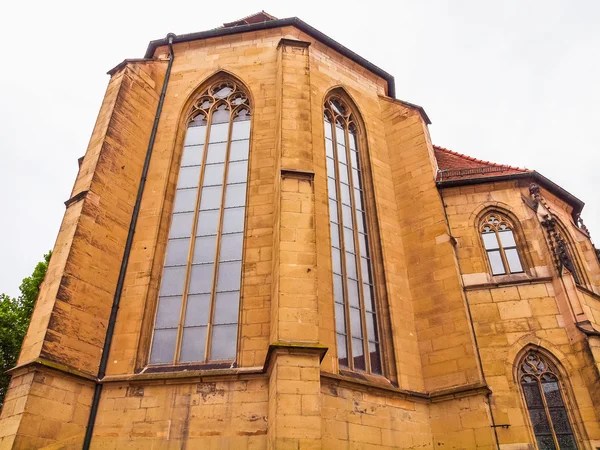 Stiftskirche kerk, Stuttgart Hdr — Stockfoto