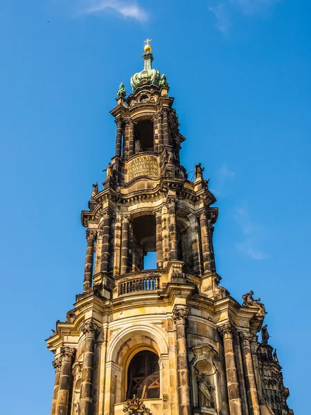 Dresden Hofkirche HDR — Stock Photo, Image