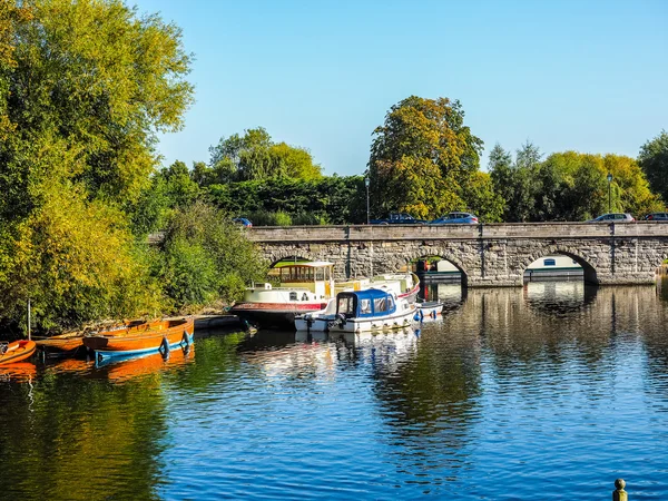 River Avon a Stratford upon Avon HDR — Foto Stock