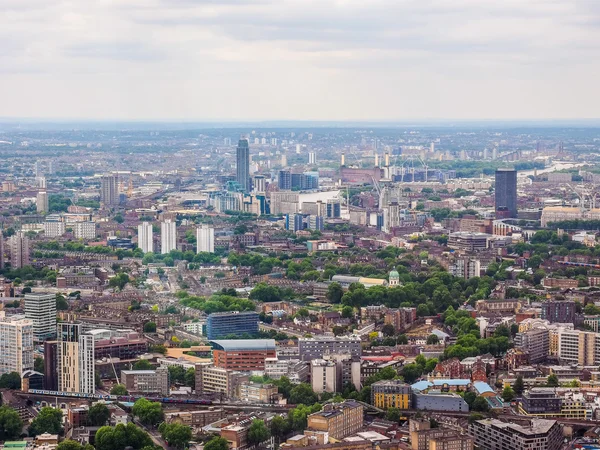伦敦人类发展报告的空中视图 — 图库照片