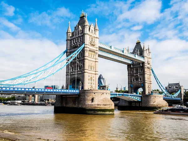 Tower Bridge, London hdr — Stockfoto