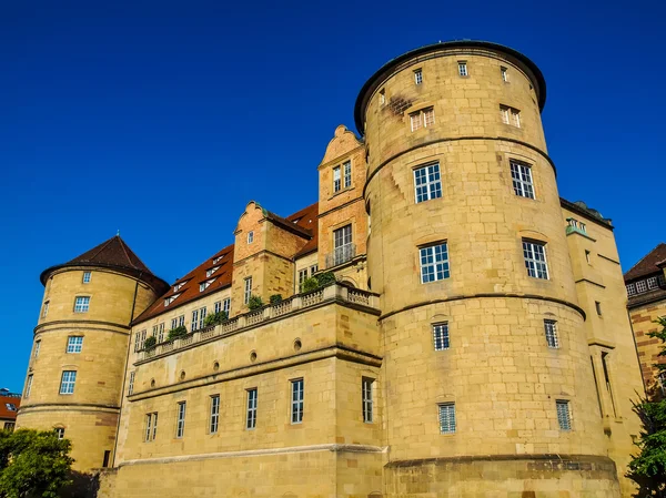 Altes Schloss (eski Kalesi), Stuttgart Hdr — Stok fotoğraf