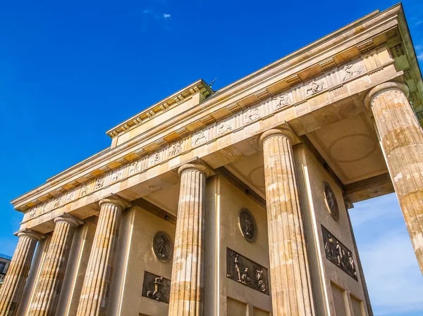 Brandenburger Tor Berlijn Hdr — Stockfoto