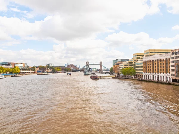 Tamigi a Londra HDR — Foto Stock