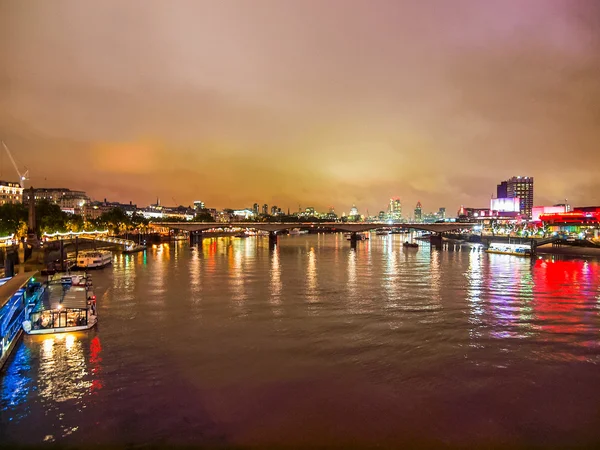 Rio Tâmisa em Londres HDR — Fotografia de Stock