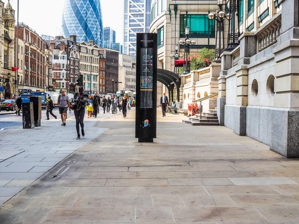 Shoreditch High Street à Londres (HDR ) — Photo