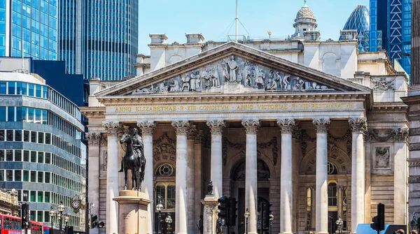 Royal Stock Exchange di London HDR — Stok Foto