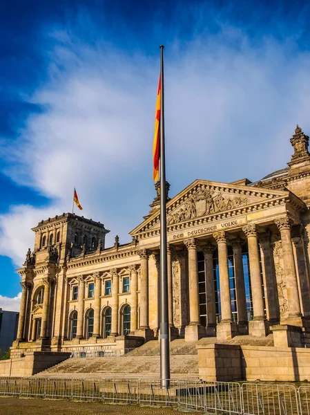Hdr de Reichstag de Berlim — Fotografia de Stock