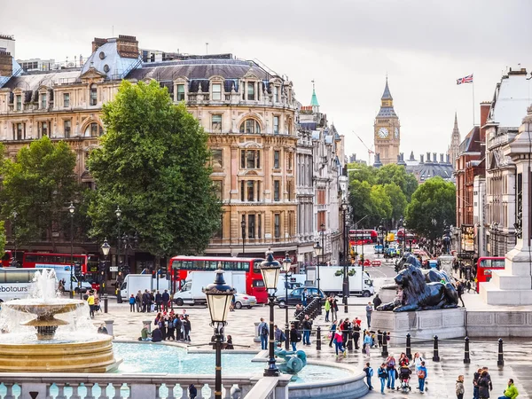 Trafalgar Square London (hdr)) — Stockfoto