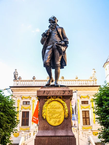 Goethe Denkmal Leipzig (HDR) ) — Photo