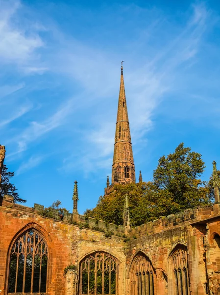 Catedral de Coventry HDR — Fotografia de Stock